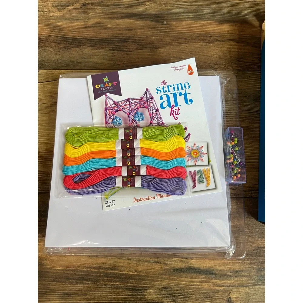 Ann Williams Craft-tastic String Art Kit DIY Owl Starburst Yay CT1797 Ages 10+
